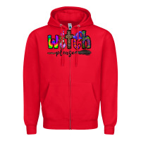 Red witch please Zipper Hoodie - CowhideDigitalArt