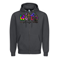 Smoke witch please Zipper Hoodie - CowhideDigitalArt