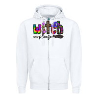 White witch please Zipper Hoodie - CowhideDigitalArt
