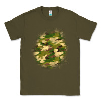 Army Green camouflage patch 5 Classic Tee - BundleAndBundleShop