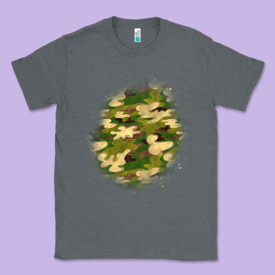 Camouflage Patch 5 Classic Tee Designed By Bundleandbundleshop