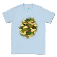 Dusty Blue camouflage patch 5 Classic Tee - BundleAndBundleShop