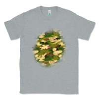 Heather Grey camouflage patch 5 Classic Tee - BundleAndBundleShop