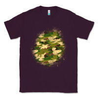 Plum camouflage patch 5 Classic Tee - BundleAndBundleShop