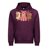 Mauve Wine mexican desert ghosts Urban Hoodie - MaliasSmallBusiness