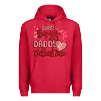 Cardinal sorry boys daddy is my valentine Premium Hoodie - MaliasSmallBusiness