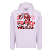 Lilac sorry boys daddy is my valentine Premium Hoodie - MaliasSmallBusiness