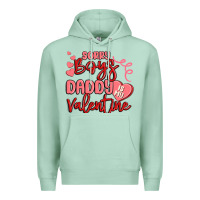 Seafoam sorry boys daddy is my valentine Premium Hoodie - MaliasSmallBusiness