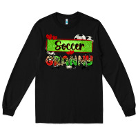 Black soccer granny with leopard Long Sleeve Tee - Zillion Design Studio