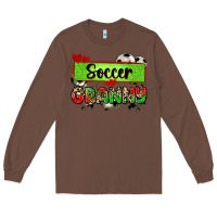 Chestnut soccer granny with leopard Long Sleeve Tee - Zillion Design Studio