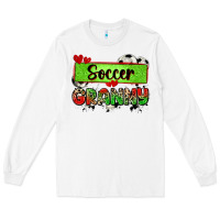 White soccer granny with leopard Long Sleeve Tee - Zillion Design Studio