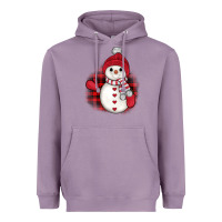 Lavender christmas snowman Heavyweight Hoodie - JahusDesignShop