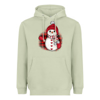 Matcha christmas snowman Heavyweight Hoodie - JahusDesignShop