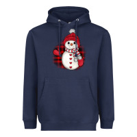 Navy christmas snowman Heavyweight Hoodie - JahusDesignShop
