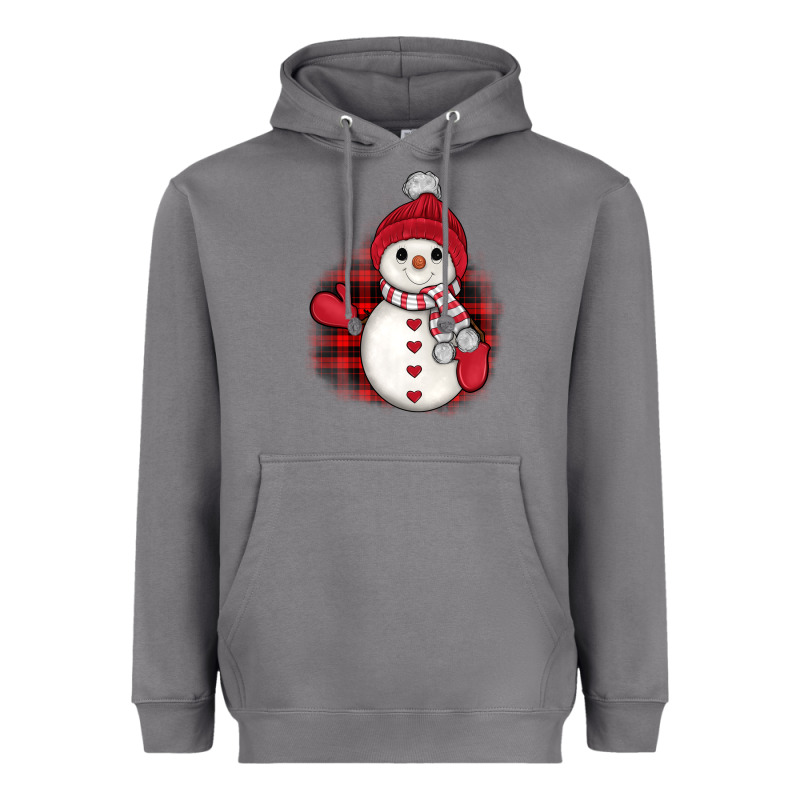 Christmas Snowman Heavyweight Hoodie by JahusDesignShop | Teevron
