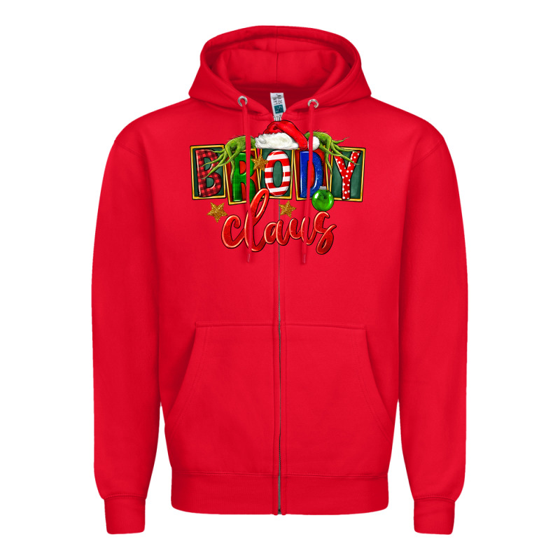 Christmas Brody Claus Zipper Hoodie by FaDigitalArtStudio | Teevron