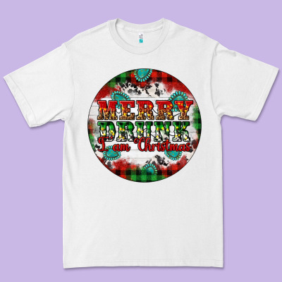 Merry Drunk I'am Christmas Premium Tee Designed By Artiststas