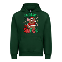Forest Green lookin' like a snack christmas character Urban Hoodie - MaliasSmallBusiness