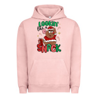 Pigment Salmon lookin' like a snack christmas character Urban Hoodie - MaliasSmallBusiness