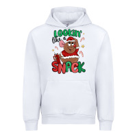 White lookin' like a snack christmas character Urban Hoodie - MaliasSmallBusiness