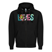 Black Oh how he loves us Zipper Hoodie - Neo Western