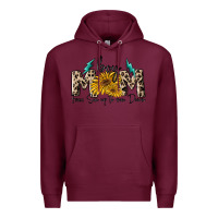 Burgundy boy mom from son up to sun down Premium Hoodie - MaliasSmallBusiness