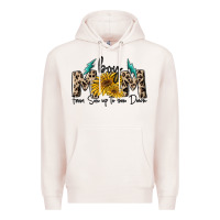 Pale Pink boy mom from son up to sun down Premium Hoodie - MaliasSmallBusiness