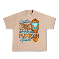 Just A Girl Who Loves Pumpkin Spice Urban Heavy Tee | Teevron