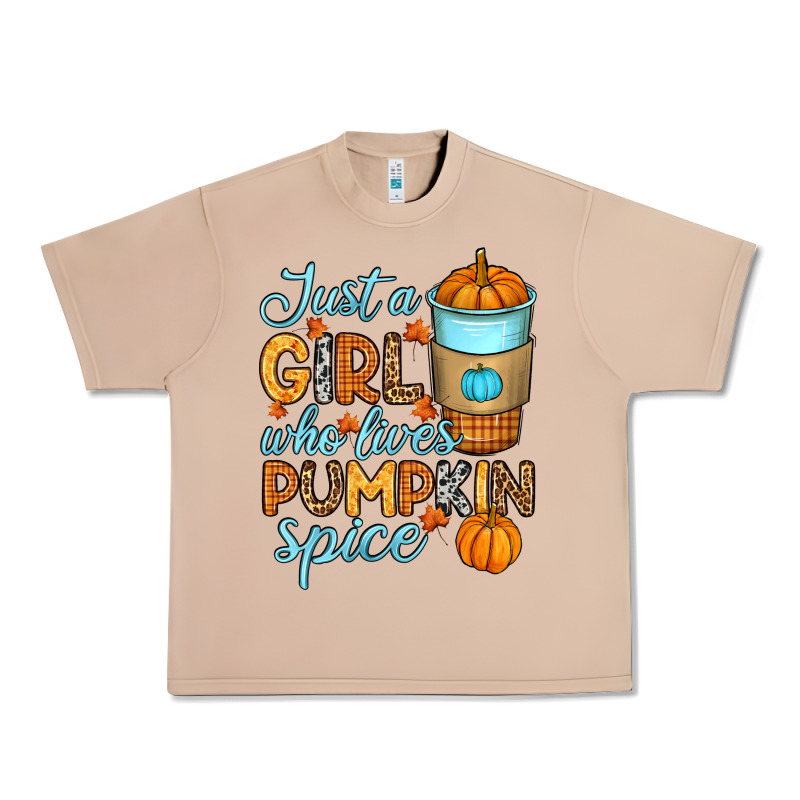 Just A Girl Who Loves Pumpkin Spice Urban Heavy Tee by RanaPortraitStore | Teevron