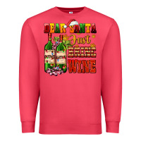 Cardinal dear santa just bring wine Premium Sweatshirt - AdoDesignShop