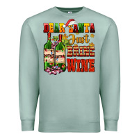 Seafoam dear santa just bring wine Premium Sweatshirt - AdoDesignShop