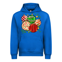 Cobalt merry christmas tree ball Urban Hoodie - MaliasSmallBusiness
