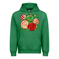 Emerald merry christmas tree ball Urban Hoodie - MaliasSmallBusiness