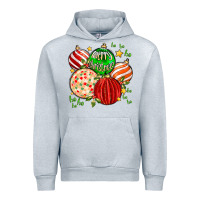 Heather Grey merry christmas tree ball Urban Hoodie - MaliasSmallBusiness