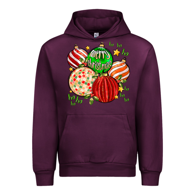 Merry Christmas Tree Ball Urban Hoodie by MaliasSmallBusiness | Teevron