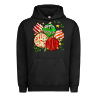 Pigment Black merry christmas tree ball Urban Hoodie - MaliasSmallBusiness