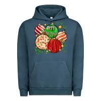 Pigment Midnight Navy merry christmas tree ball Urban Hoodie - MaliasSmallBusiness