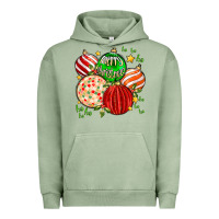 Pigment Oil Green merry christmas tree ball Urban Hoodie - MaliasSmallBusiness