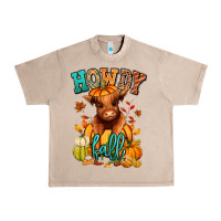 French Oak Hay there Fall pumpkin heifer Urban Heavy Tee - RanaPortraitStore