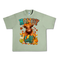 Oil Green Hay there Fall pumpkin heifer Urban Heavy Tee - RanaPortraitStore