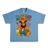 Pebble Blue Hay there Fall pumpkin heifer Urban Heavy Tee - RanaPortraitStore