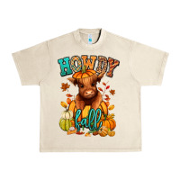 Sandshell Hay there Fall pumpkin heifer Urban Heavy Tee - RanaPortraitStore