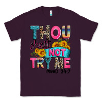 Plum thou shalt not try me mood 24 7 Classic Tee - Zillion Design Studio