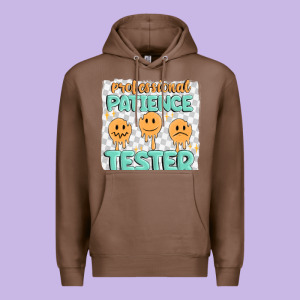 Professional Patience Premium Hoodie Designed By Maliassmallbusiness