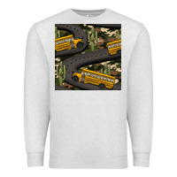 Oatmeal Heather cactus camouflage school bus seamless pattern Premium Sweatshirt - BundleAndBundleShop