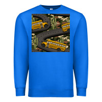True Royal cactus camouflage school bus seamless pattern Premium Sweatshirt - BundleAndBundleShop