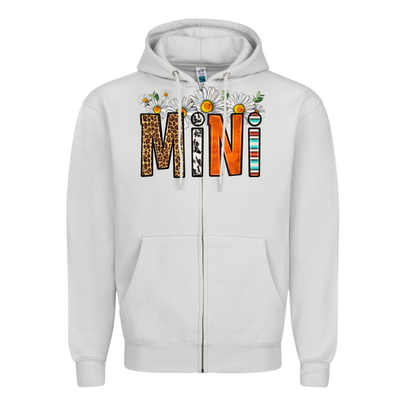Western Daisies Mini Zipper Hoodie by HRA Design Shop | Teevron