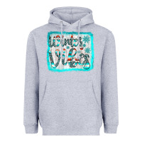 Heather Grey winter vibes Heavyweight Hoodie - JahusDesignShop