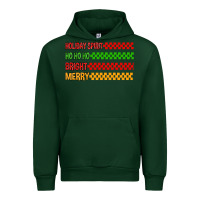 Forest Green holiday spirit hohoho bright merry Urban Hoodie - MaliasSmallBusiness