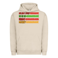 Pigment French Oak holiday spirit hohoho bright merry Urban Hoodie - MaliasSmallBusiness